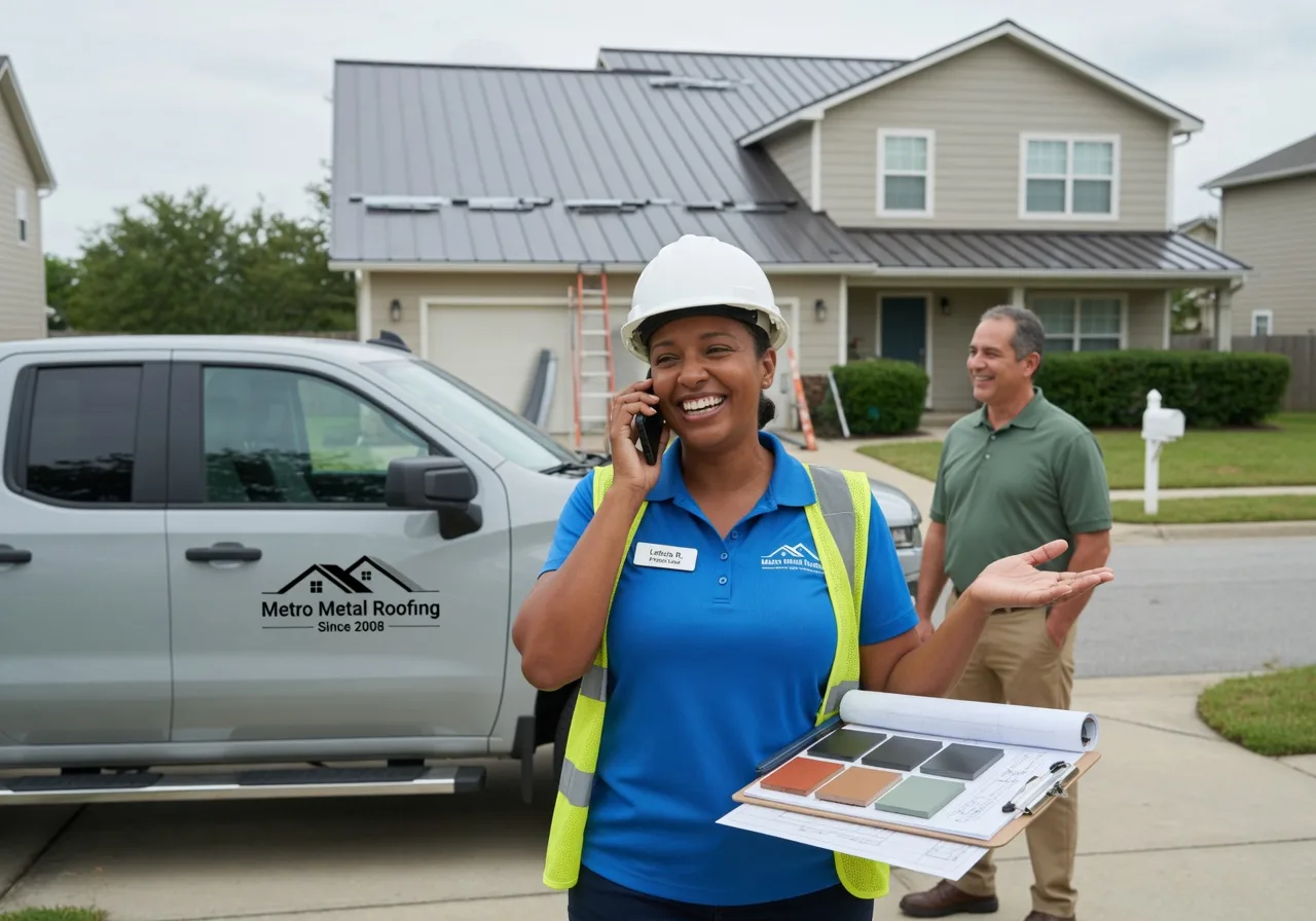 Storm Damage Metal Roof Repair in Bellville, GA